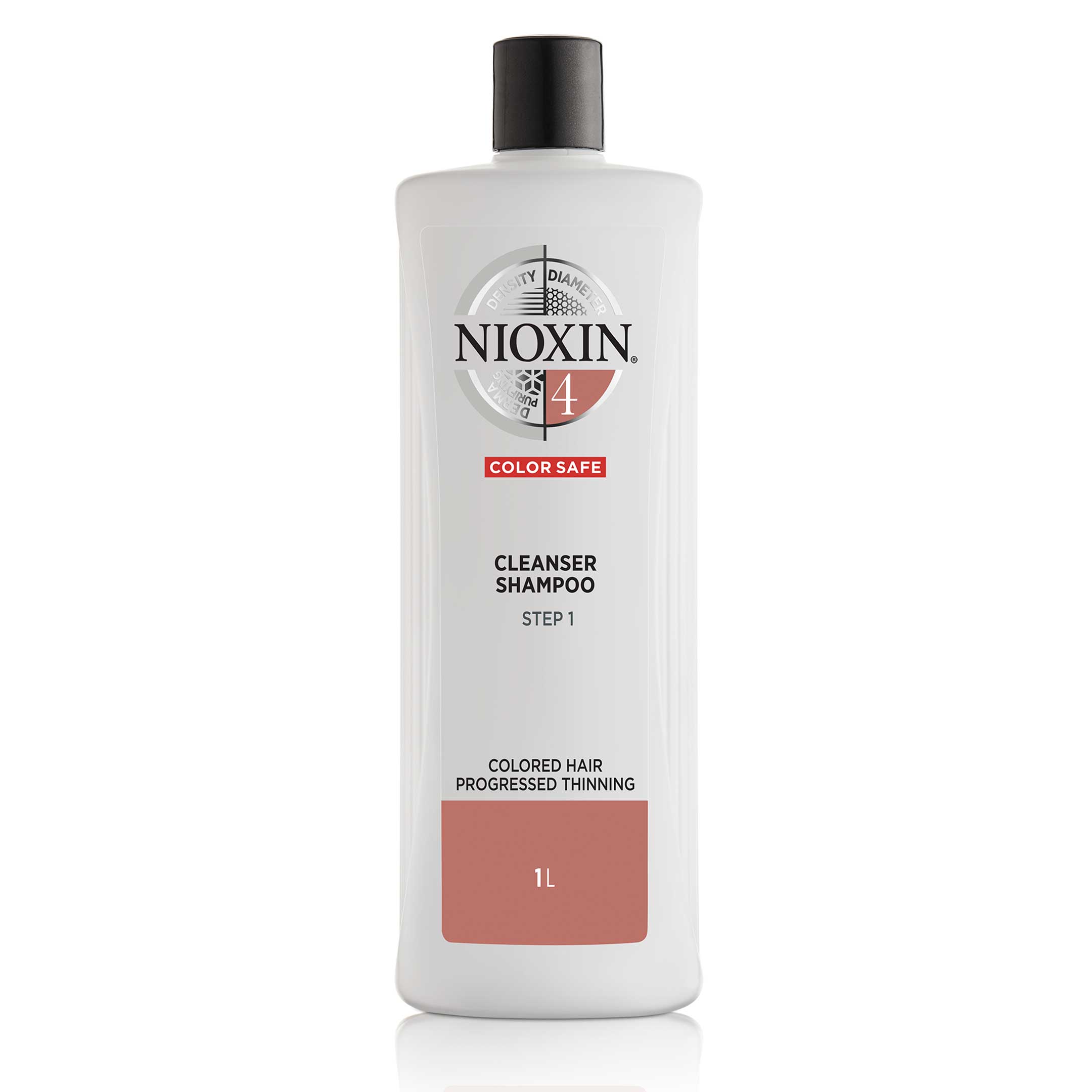Nioxin System 4 Cleanser Schampo för märkbart tunt, färgat hår 1000 ml
