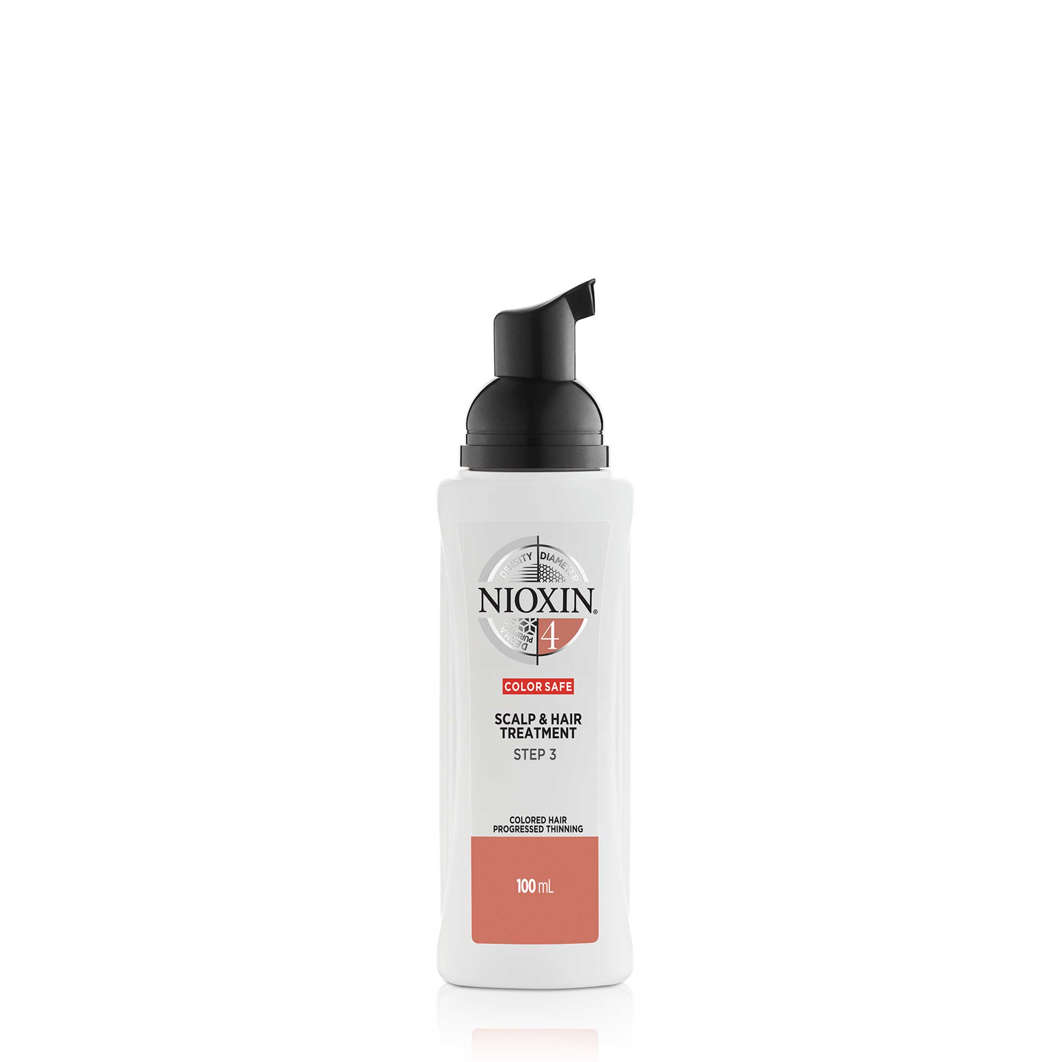 Nioxin System 4 Scalp Treatment leave-in produkt för märkbart tunt, färgat hår 100 ml