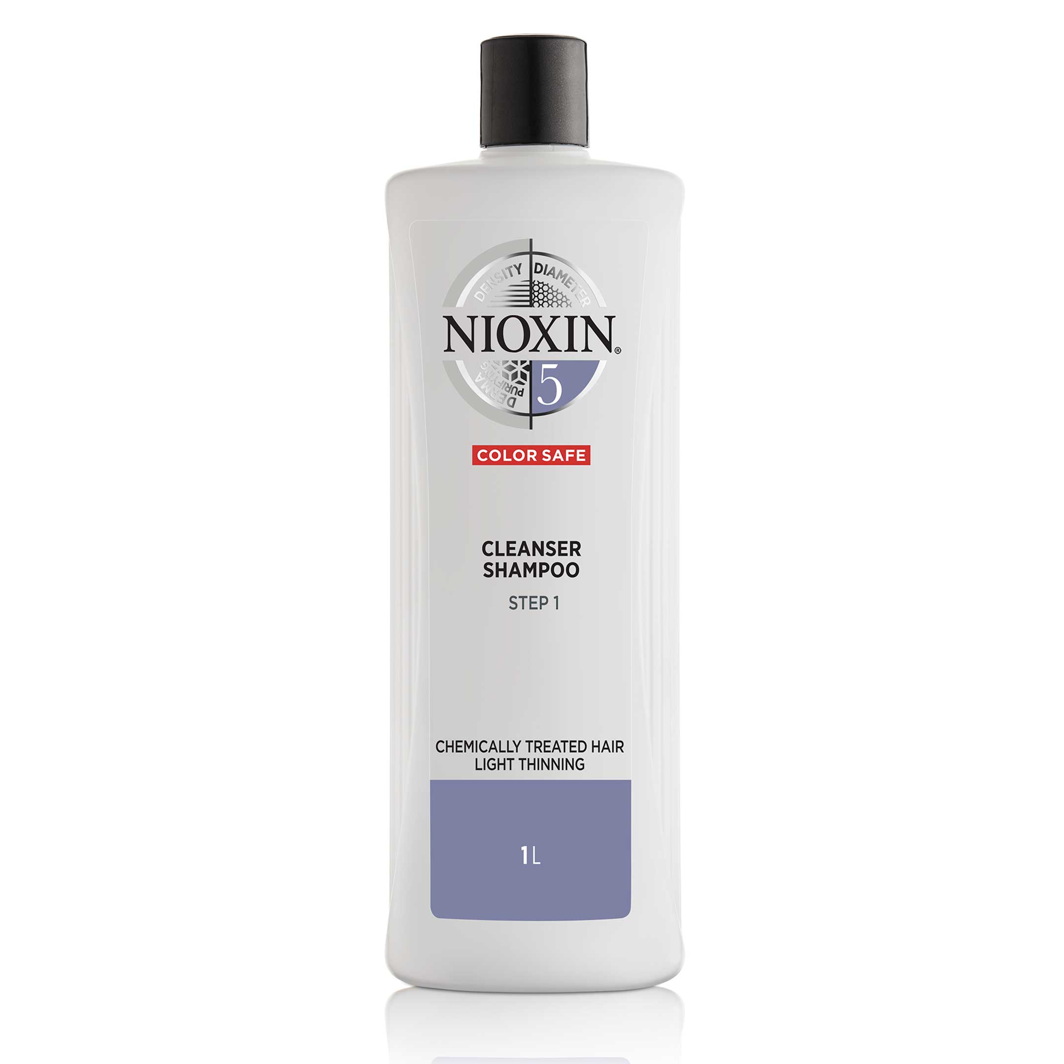 Nioxin System 5 Cleanser Schampo för fint, tunt, kemiskt behandlat hår 1000 ml