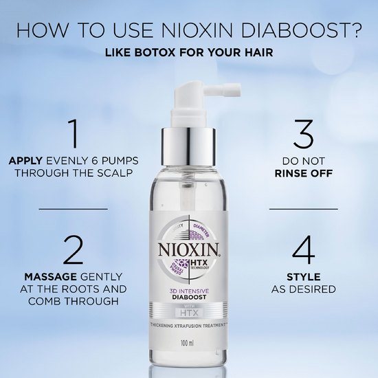 Nioxin 3D Intensive Diaboost Hair Thickening Treatment 100 ml