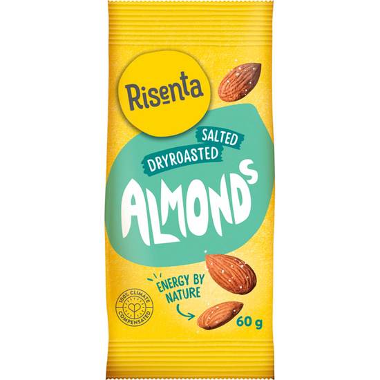 Risenta Mandel Rostad & Saltad 60 g