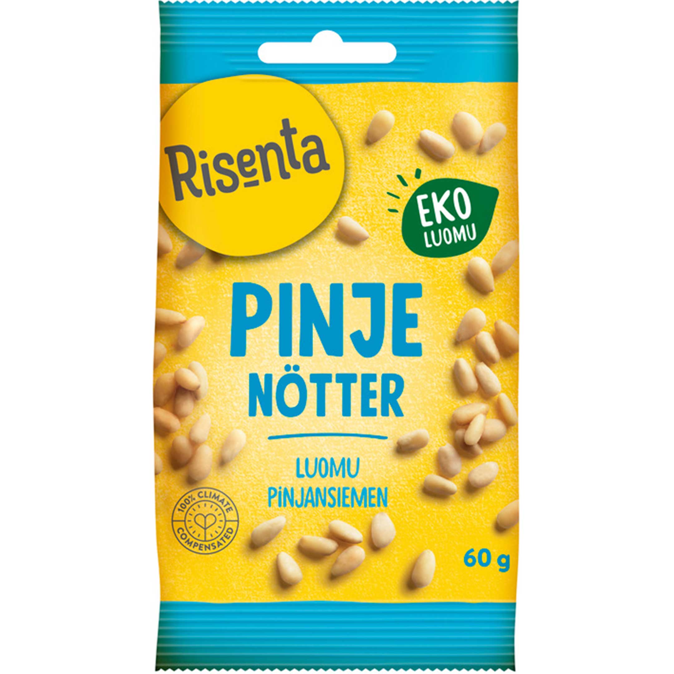 Risenta Pinjenötkärnor Eko 60 g