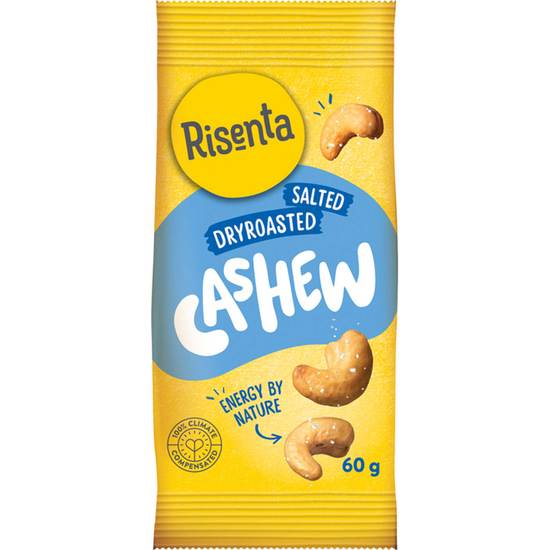 Risenta Cashew Rostade & Saltade 60 g