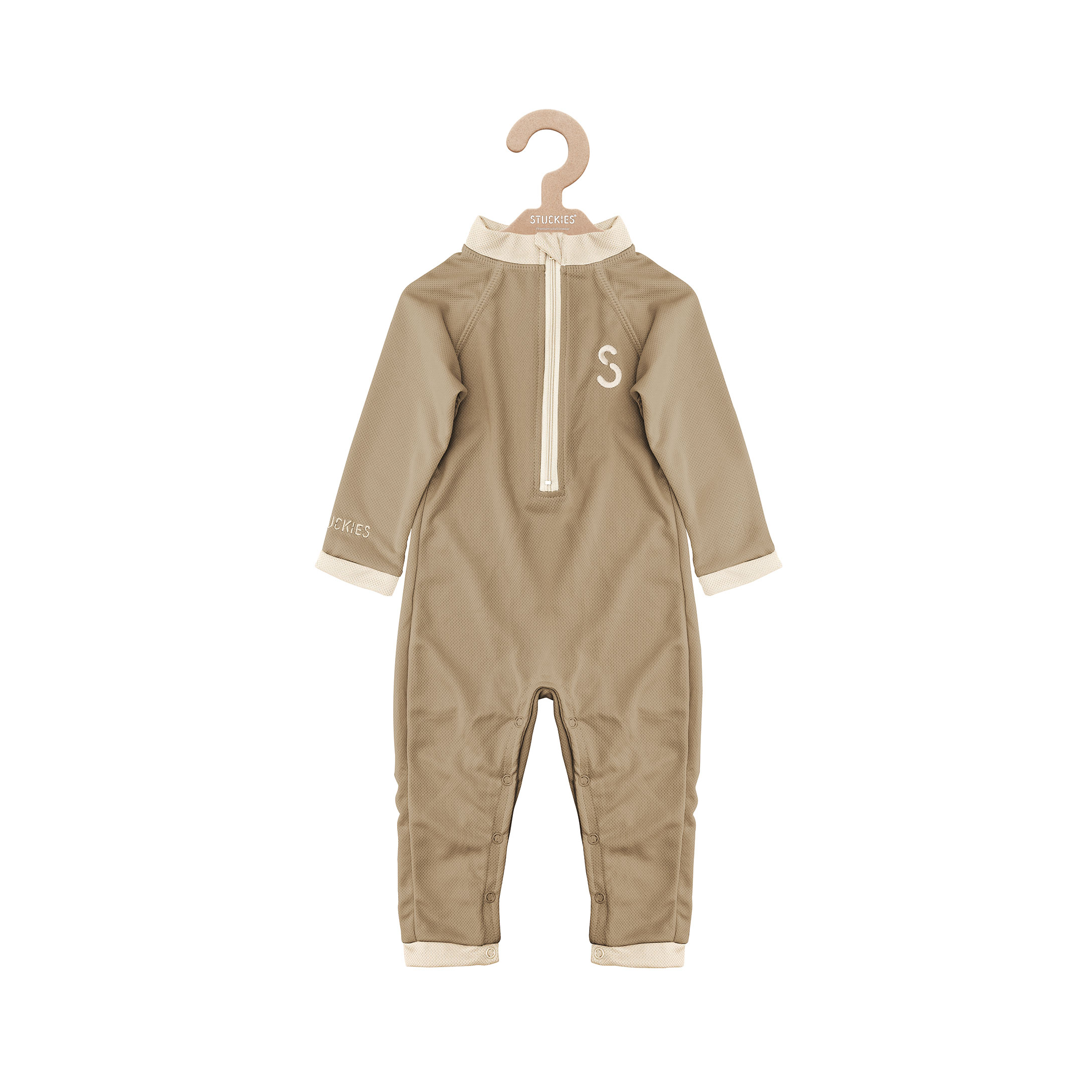 Stuckies easy change UPF 50+ UV dräkt Tan 68/74
