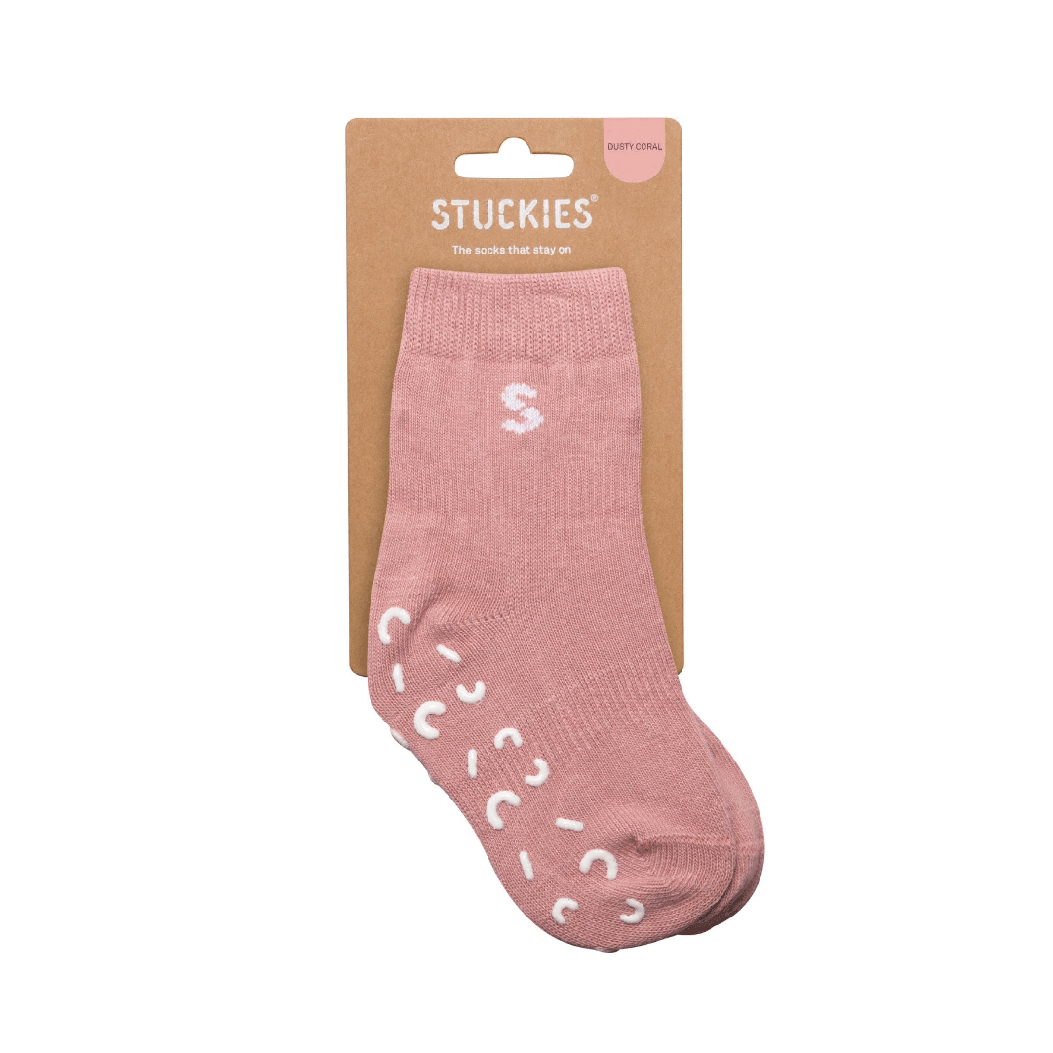 Stuckies Strumpor Dusty Coral 16/18 6-12 mån