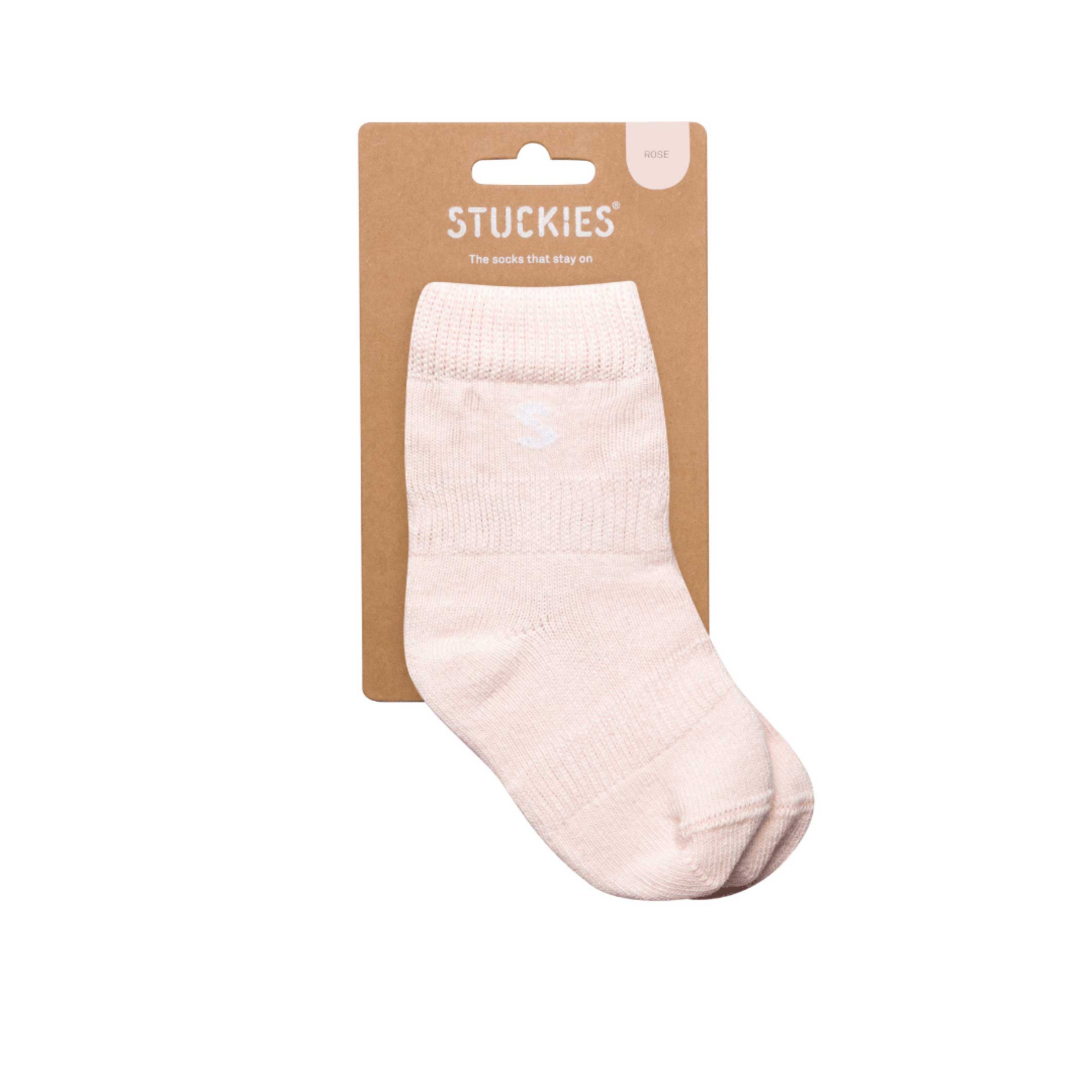 Stuckies Strumpor Rose Utan anti-slip 10/15 0-6 mån