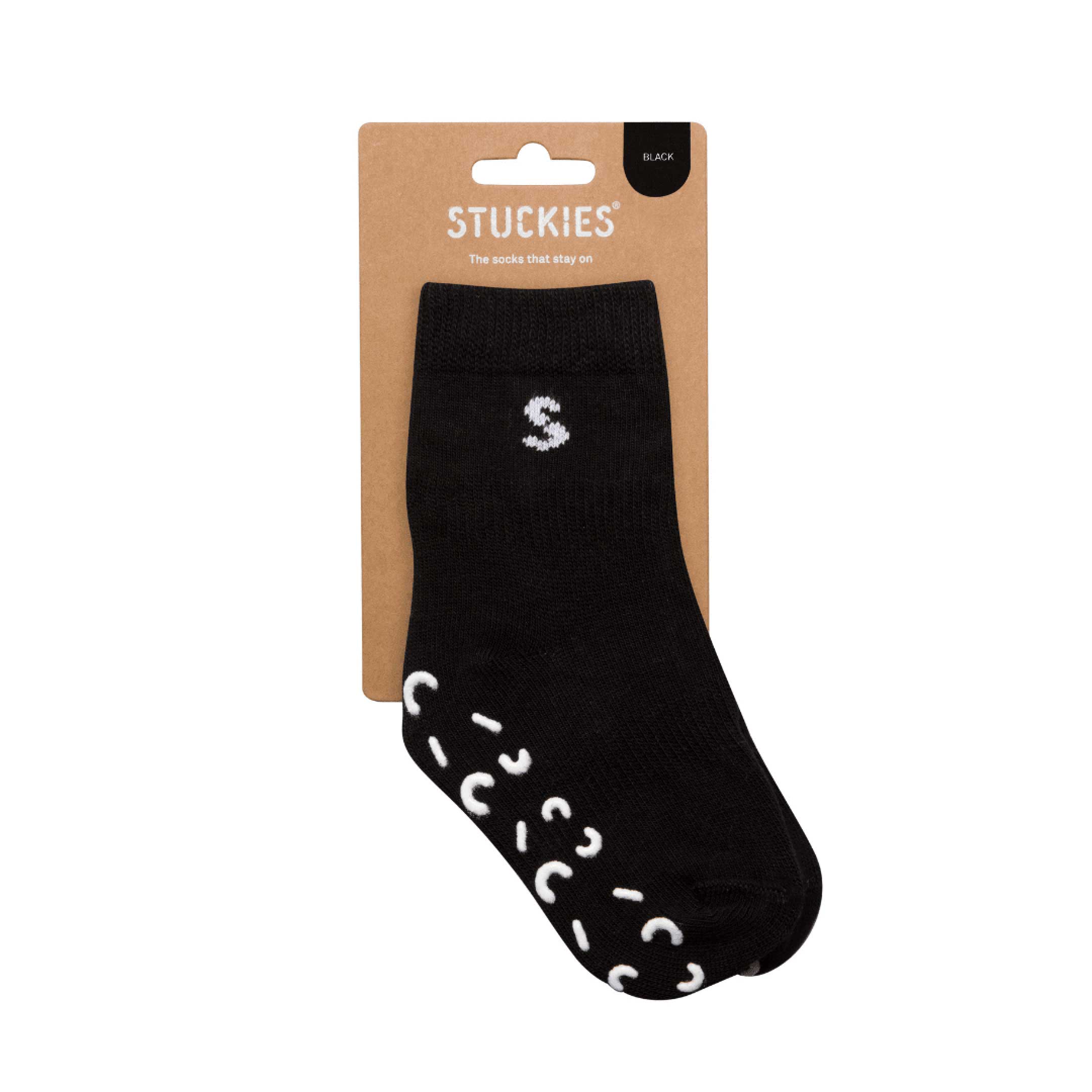 Stuckies Strumpor Black 25/27 3-4 år