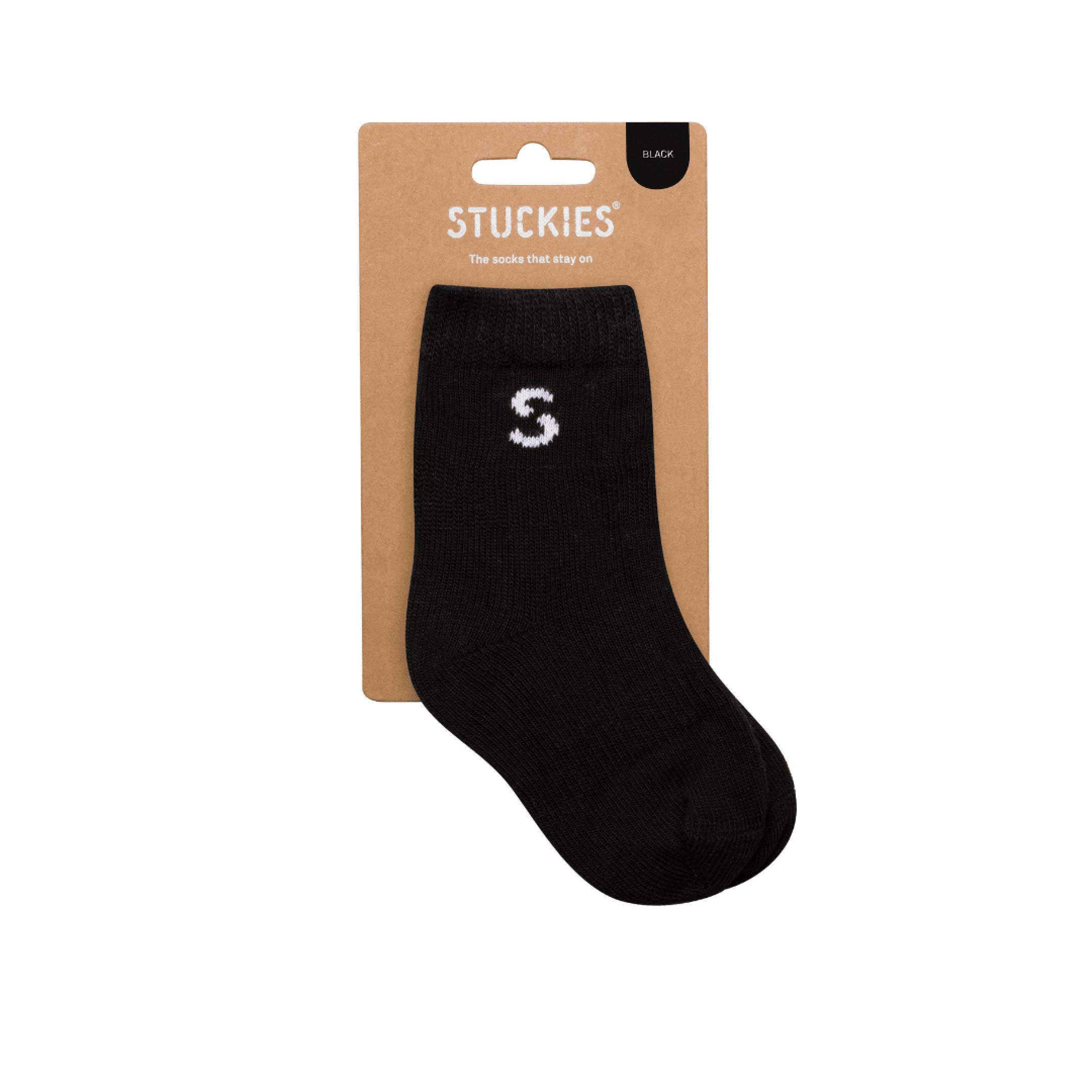 Stuckies Strumpor Black Utan anti-slip 10/15 0-6 mån