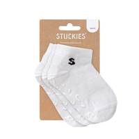 Stuckies Sneaker socks White 16/18 6-12 mån
