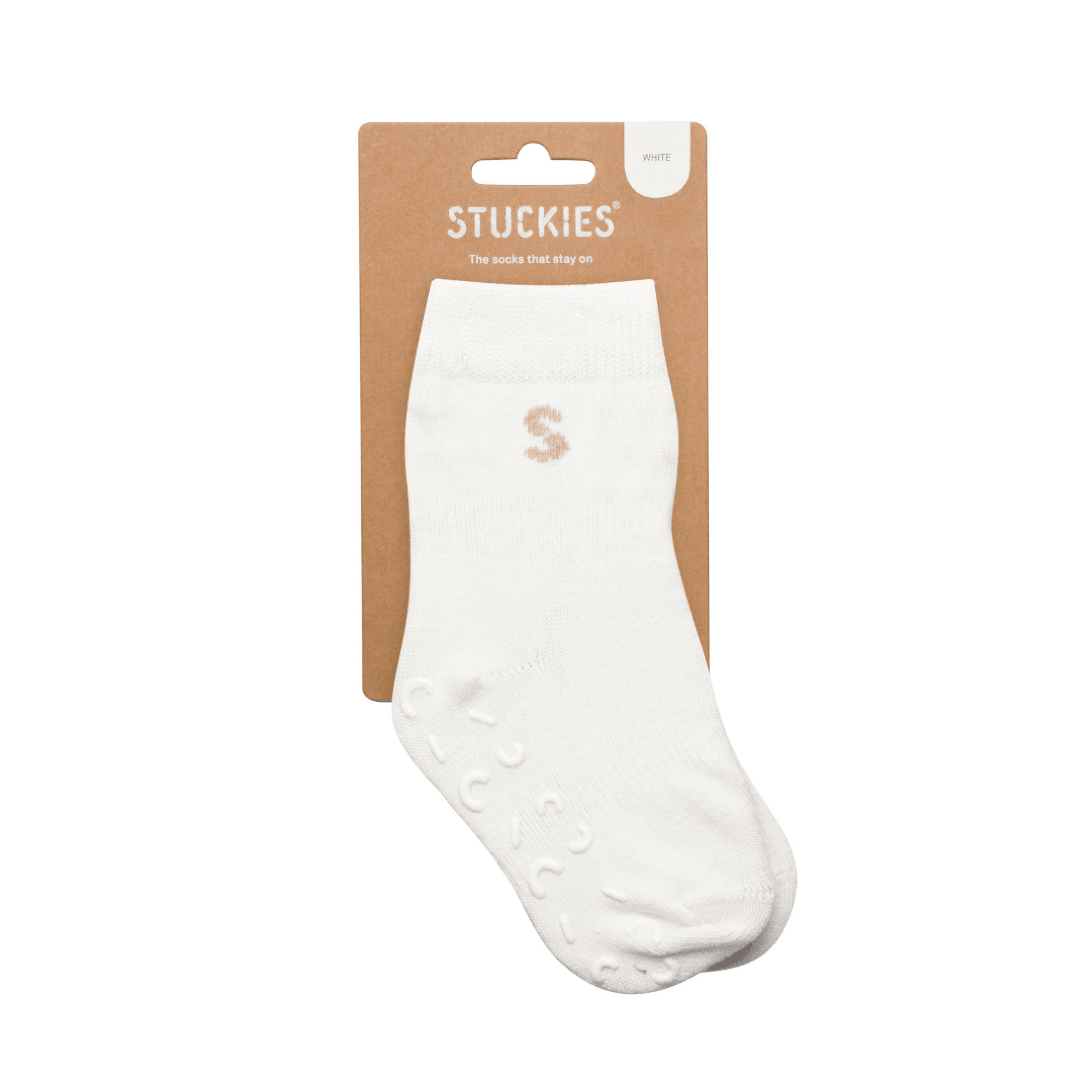 Stuckies Strumpor White 19/21 1-2 år