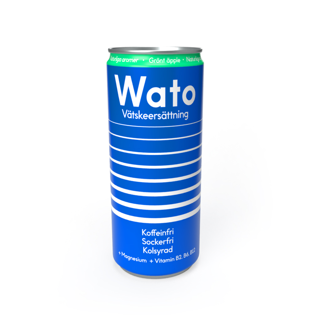 Wato Vätskeersättning Grönt Äpple 330 ml