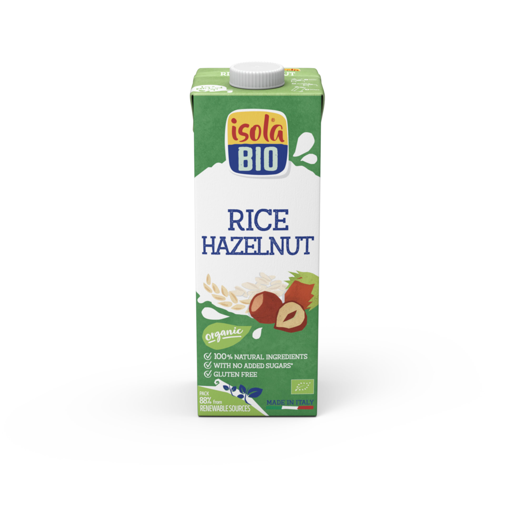 Isola Bio Risdryck Hasselnöt 1 liter
