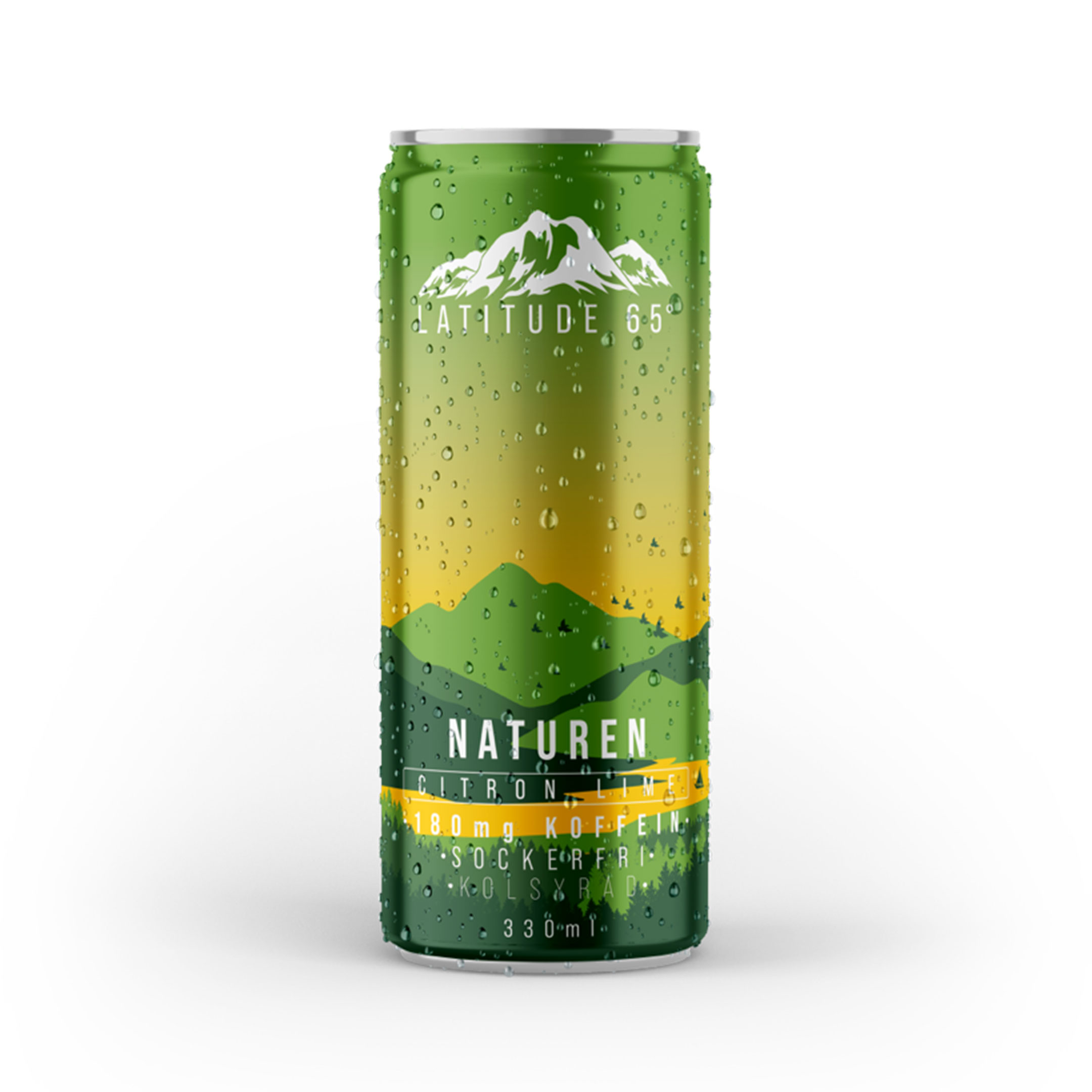 Latitude 65 Naturen Citron & Lime 330 ml