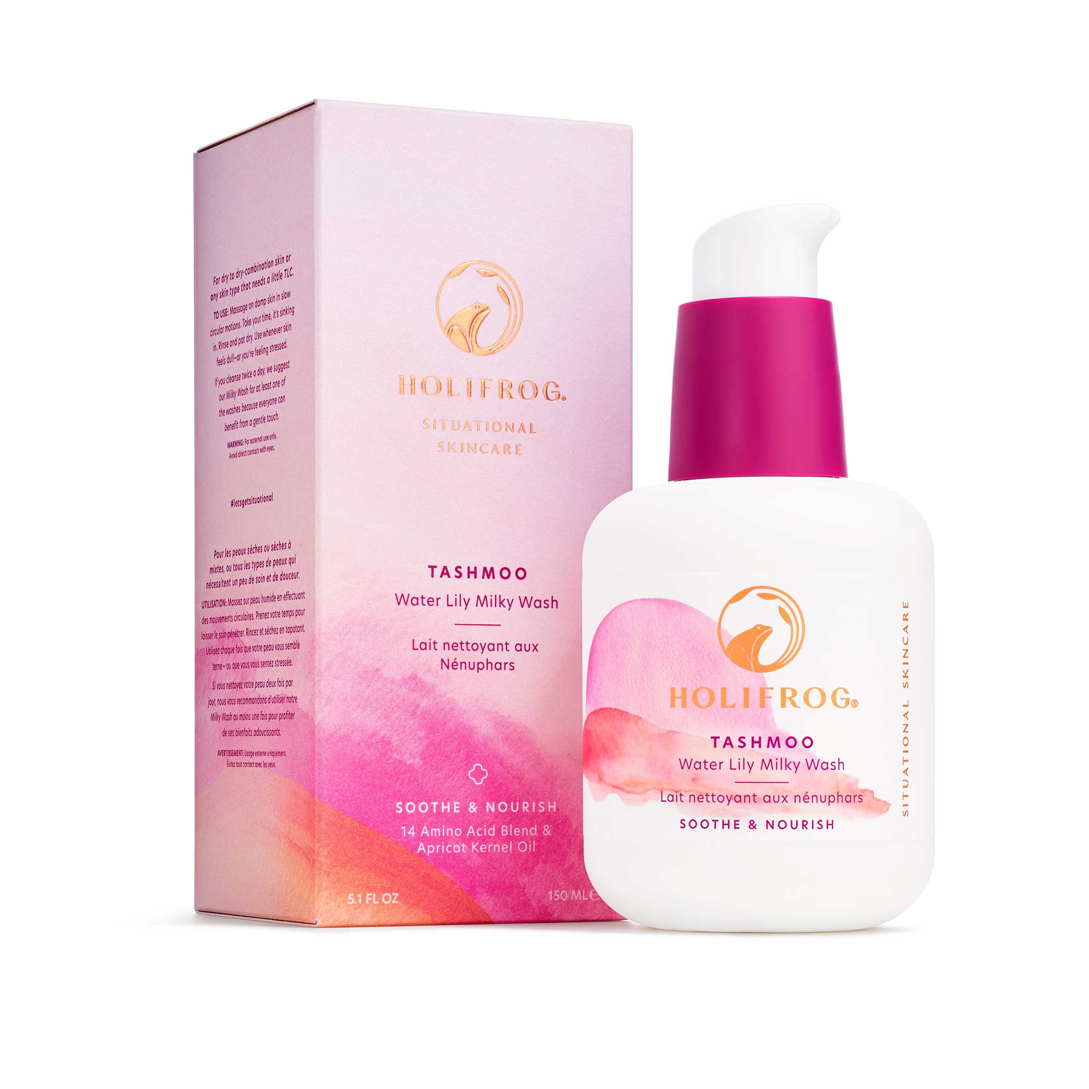 HoliFrog Tashmoo Water Lily Nourishing Milky Wash 150 ml