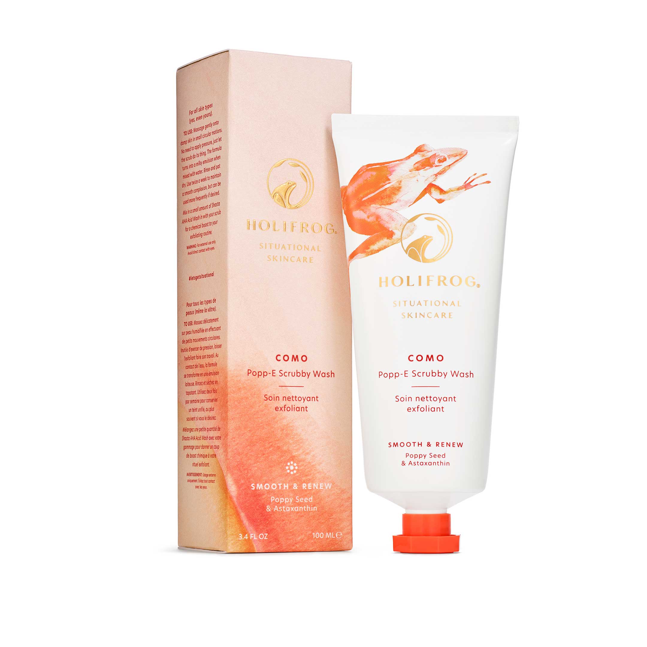 HoliFrog Como Popp-E Renewal Scrubby Wash 100 ml