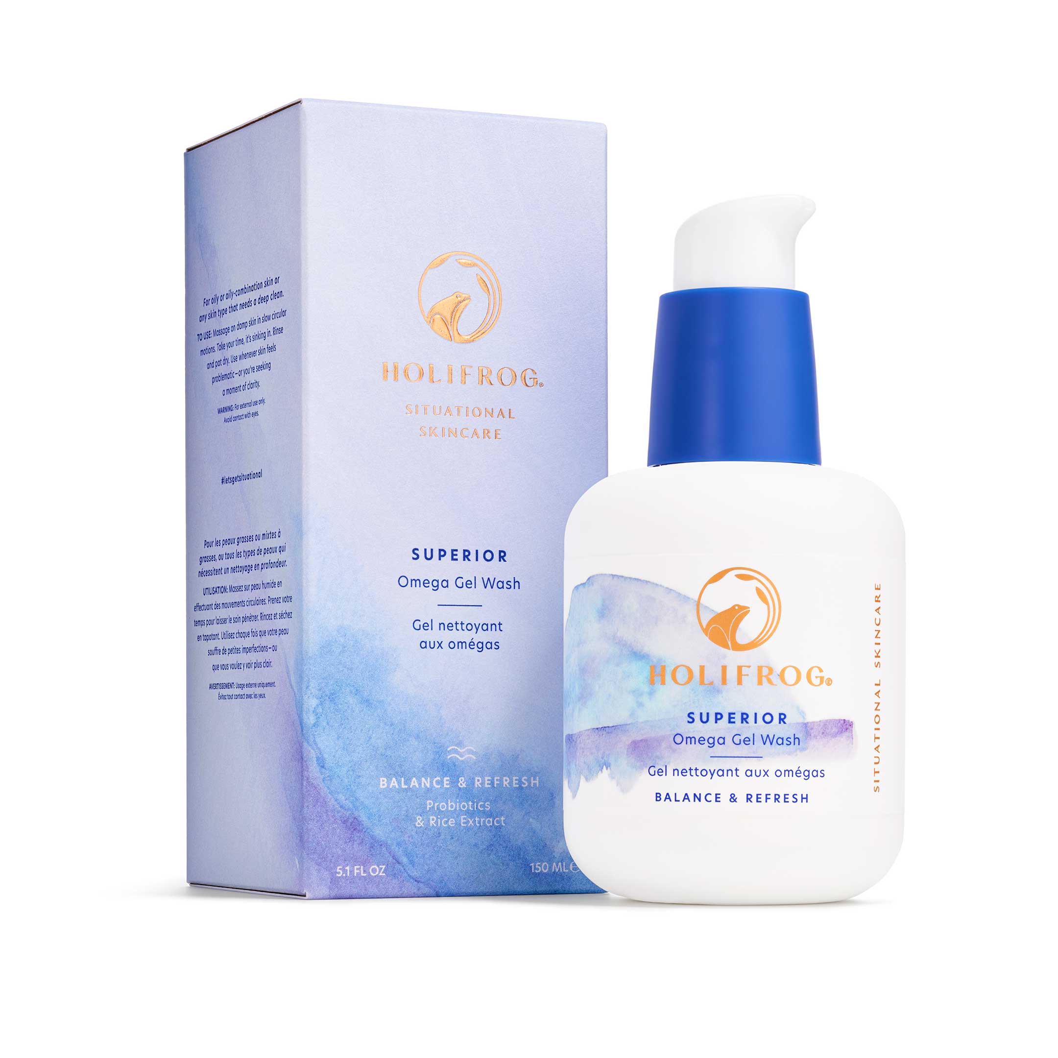 HoliFrog Superior Omega Nutritive Gel Wash 150 ml
