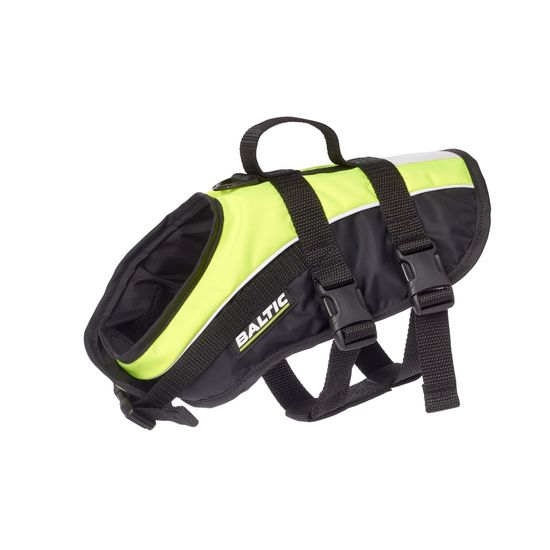 Baltic Mascot Hundflytväst UV-gul/Svart M 8-15 kg
