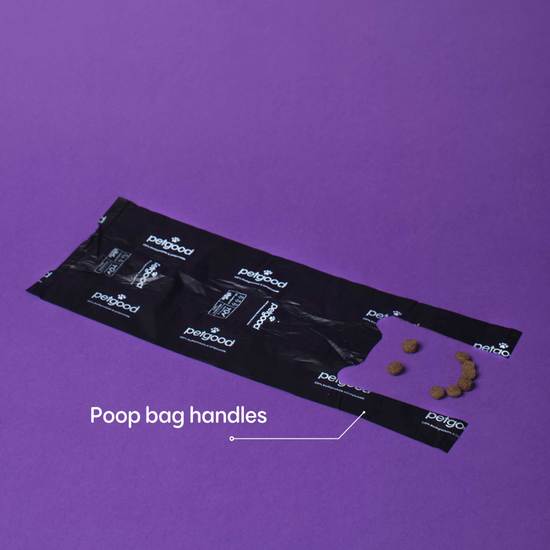 Petgood Komposterbara bajspåsar med handtag 30 st