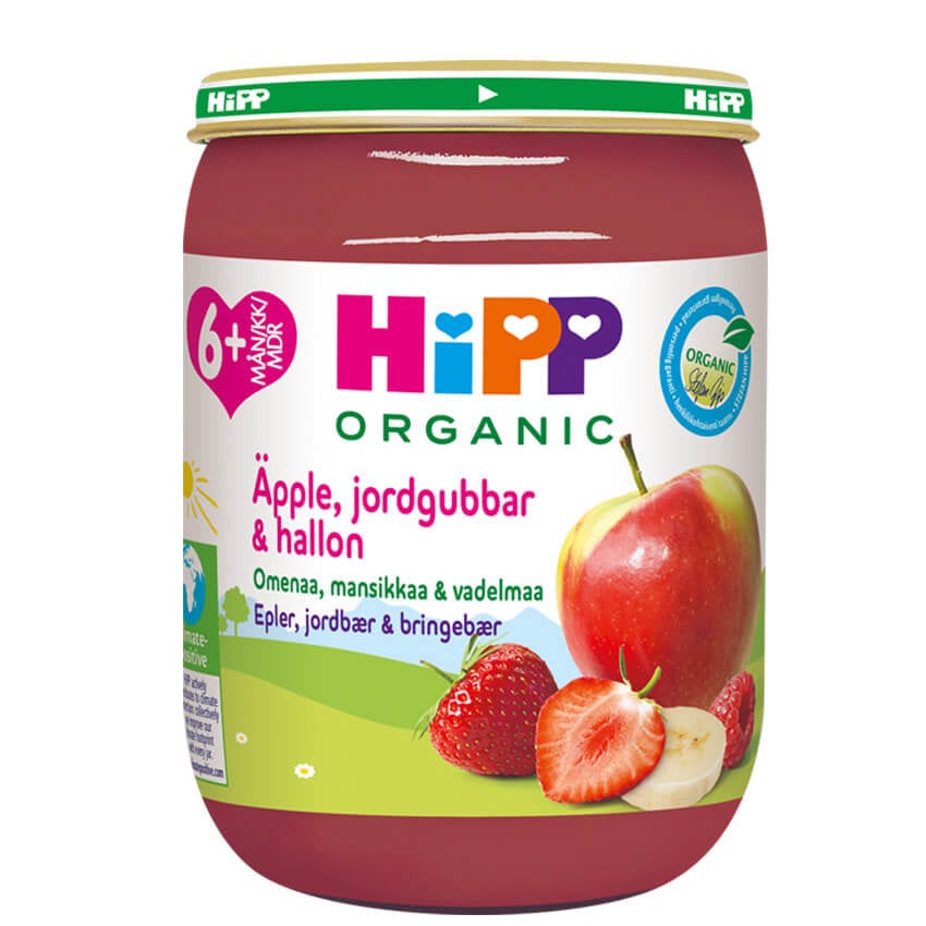 Hipp Röda Bär & Äpple 6m 190g