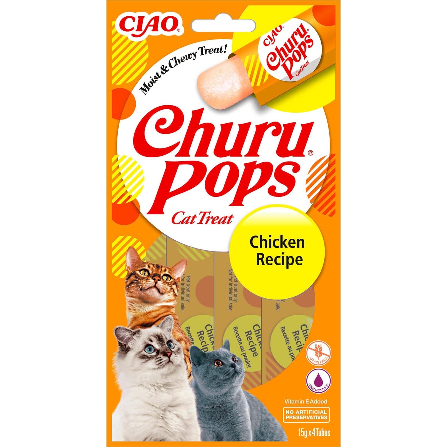 Alternativ bild 1 för Churu Cat Pops Chicken 4 st