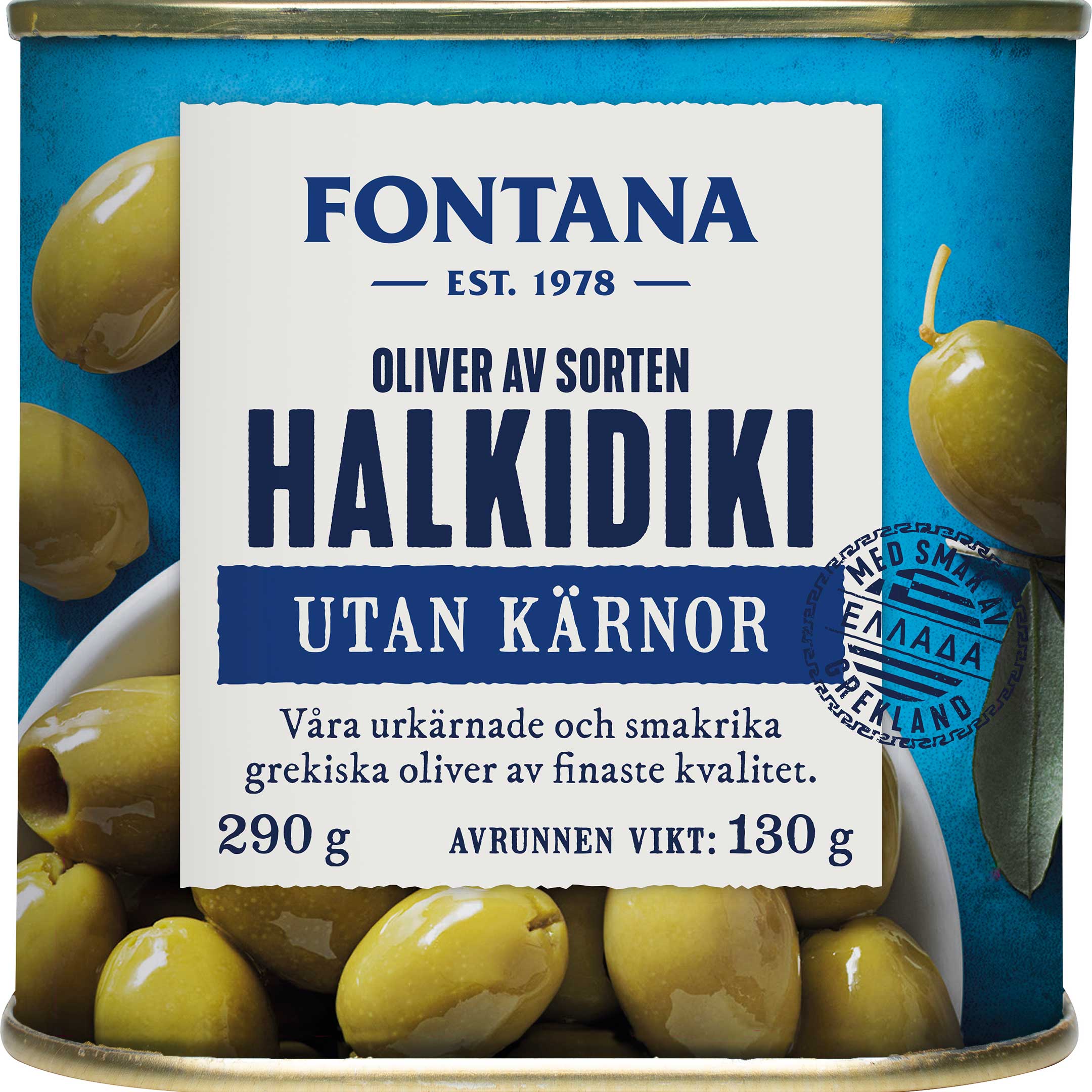 Fontana Oliver Halkidiki Urkärnade Plåt 290 g