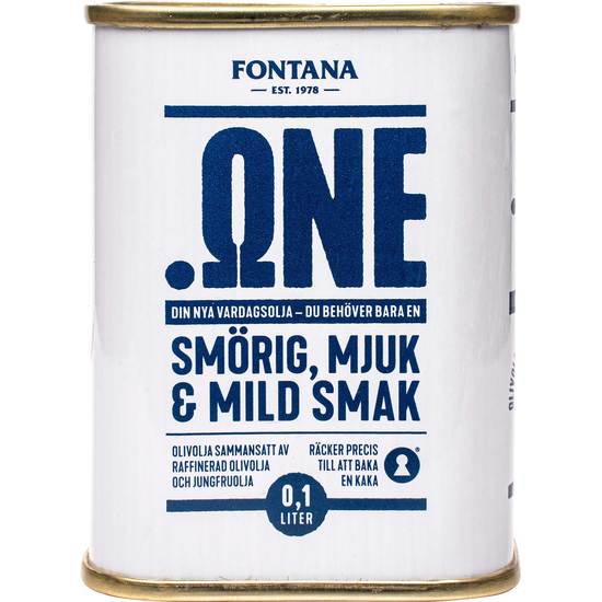 Fontana ONE mini olivolja Plåt 100 ml
