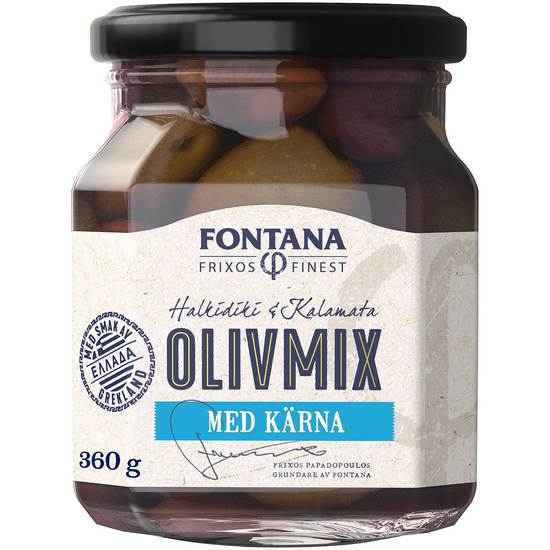 Fontana Frixos Finest Olivmix Kalamata& Halkidiki 360 g