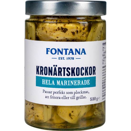Fontana Kronärtskockor hela Marinerade 530 g