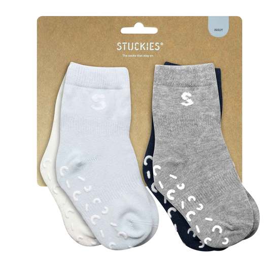 Stuckies Wavy 16/18 6-12 mån 4-pack