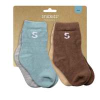 Stuckies River Utan anti-slip 10/15 0-6 mån 4-pack