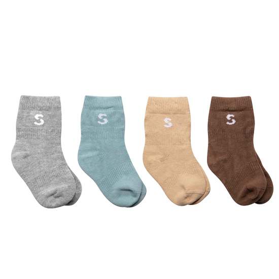 Stuckies River Utan anti-slip 10/15 0-6 mån 4-pack