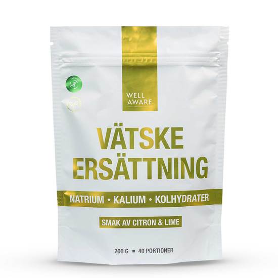 WellAware Vätskeersättning Citron/Lime 200 g