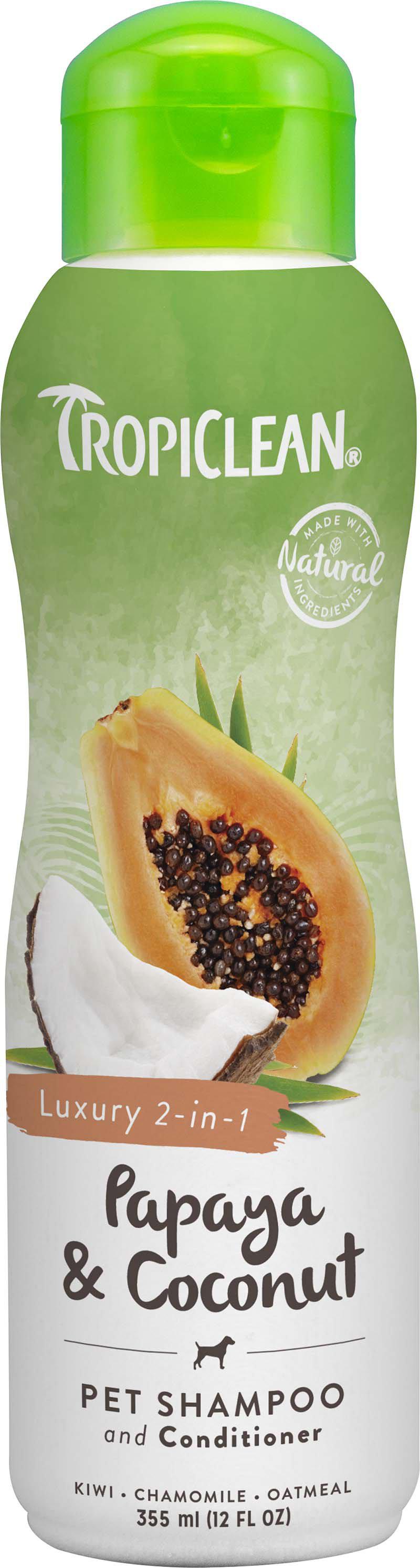 Tropiclean Papaya & Coconut Schampo 355 ml