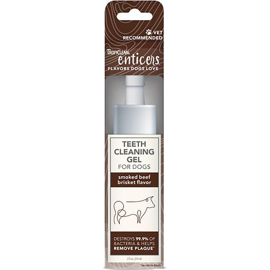 Tropiclean Enticers Teehth Gel Smoked Beef Brisket 59 ml