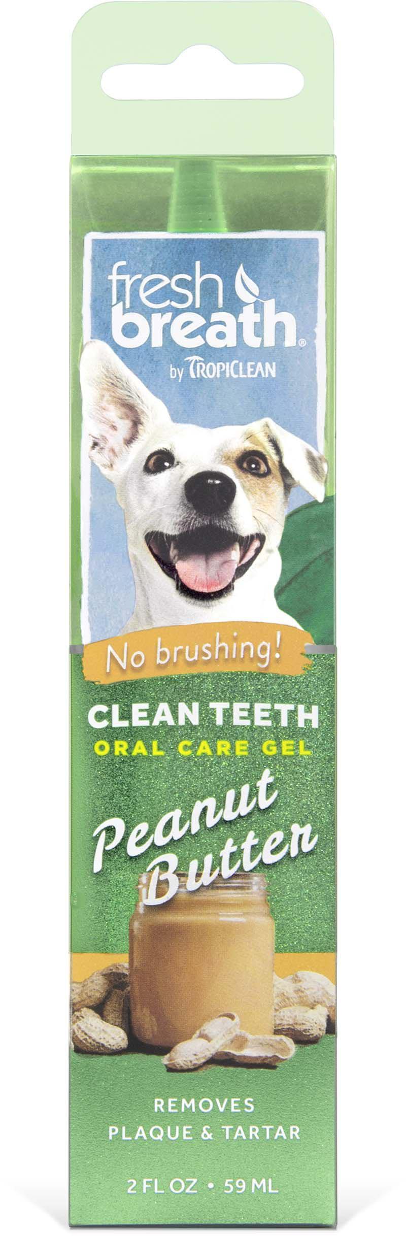 Tropiclean Clean Teeth Oral Care Gel Peanut Butter 59 ml