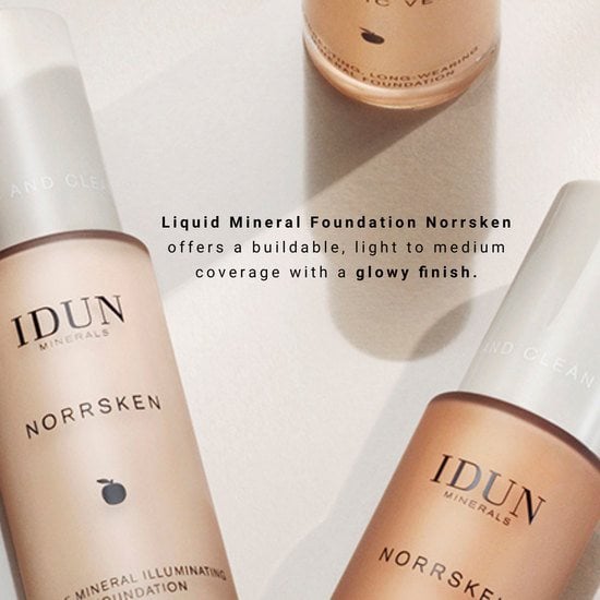 IDUN Minerals Liquid Mineral Foundation Norrsken Svea 30 ml