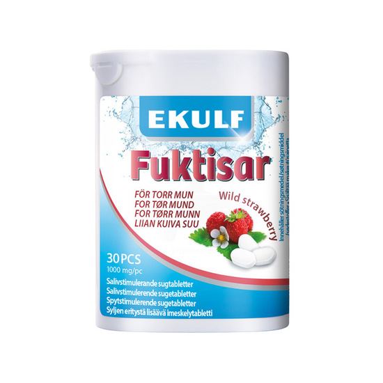 Ekulf Fuktisar WildStrawberry 30 st