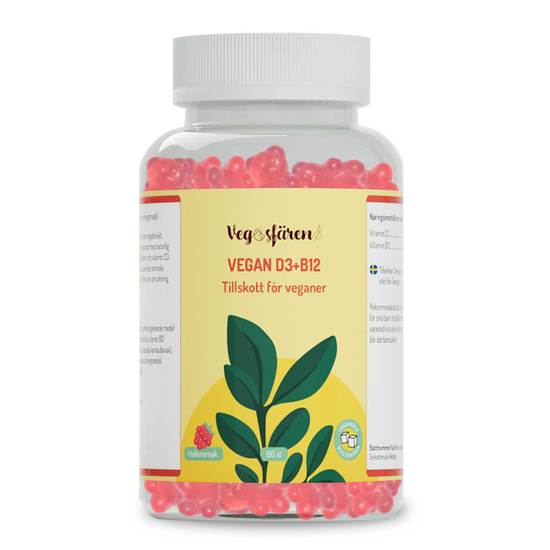 Vegosfären Vegan D3+B12 60 gummies