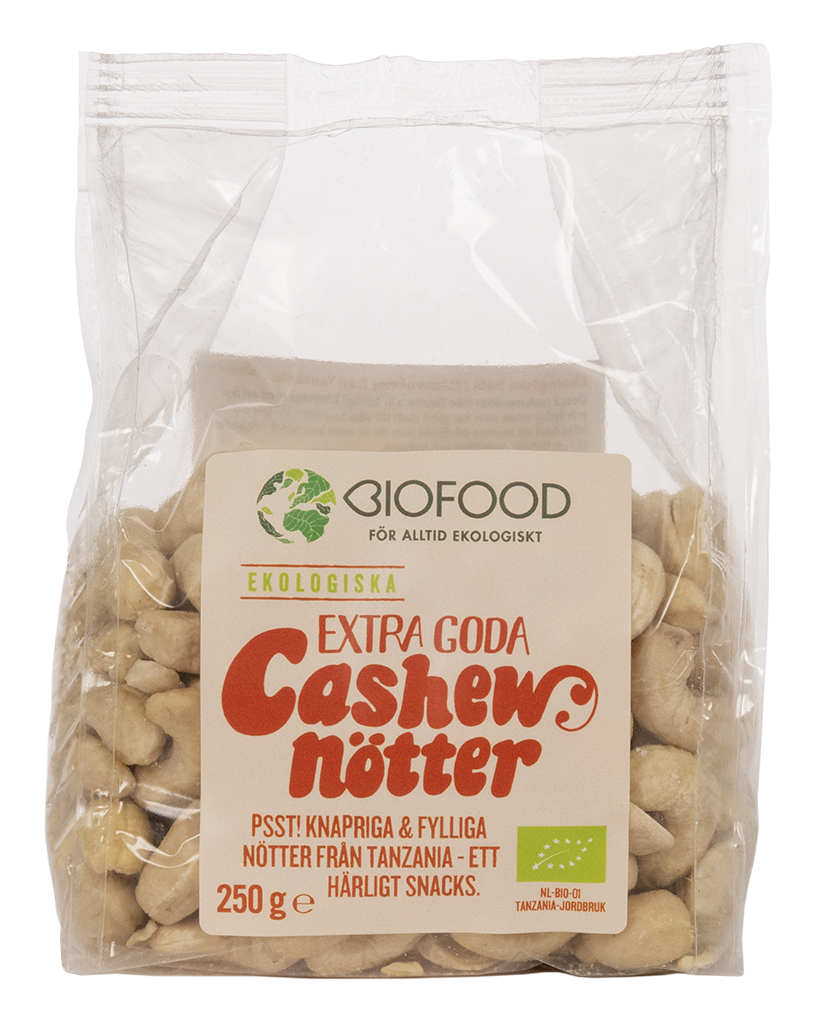 Biofood Cashewnötter Extra Goda 250 g