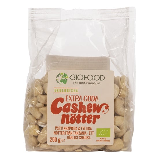 Biofood Cashewnötter Extra Goda 250 g