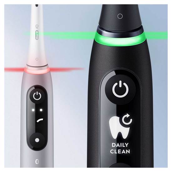 Oral-B iO6 Eltandborstar Rosa & Svart Duo 2 st