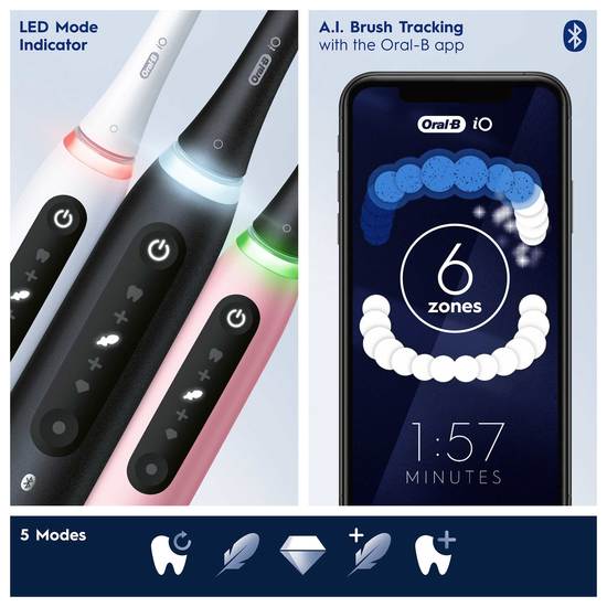 Oral-B iO 4S Svart Eltandborste
