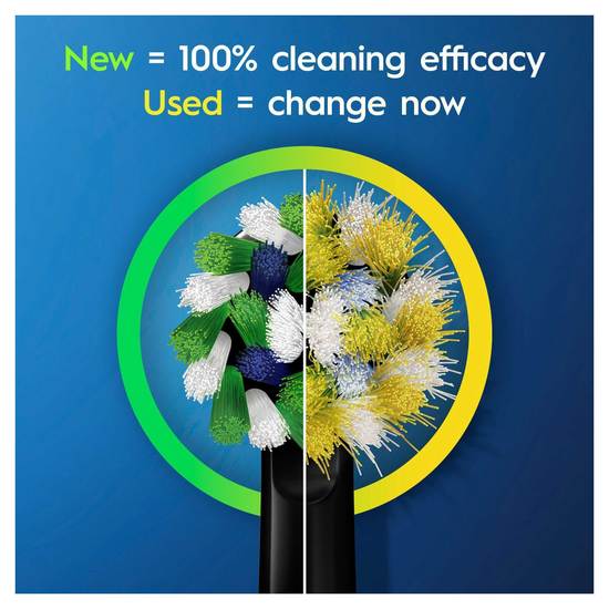 Oral-B CrossAction Tandborsthuvud Svart 8-pack