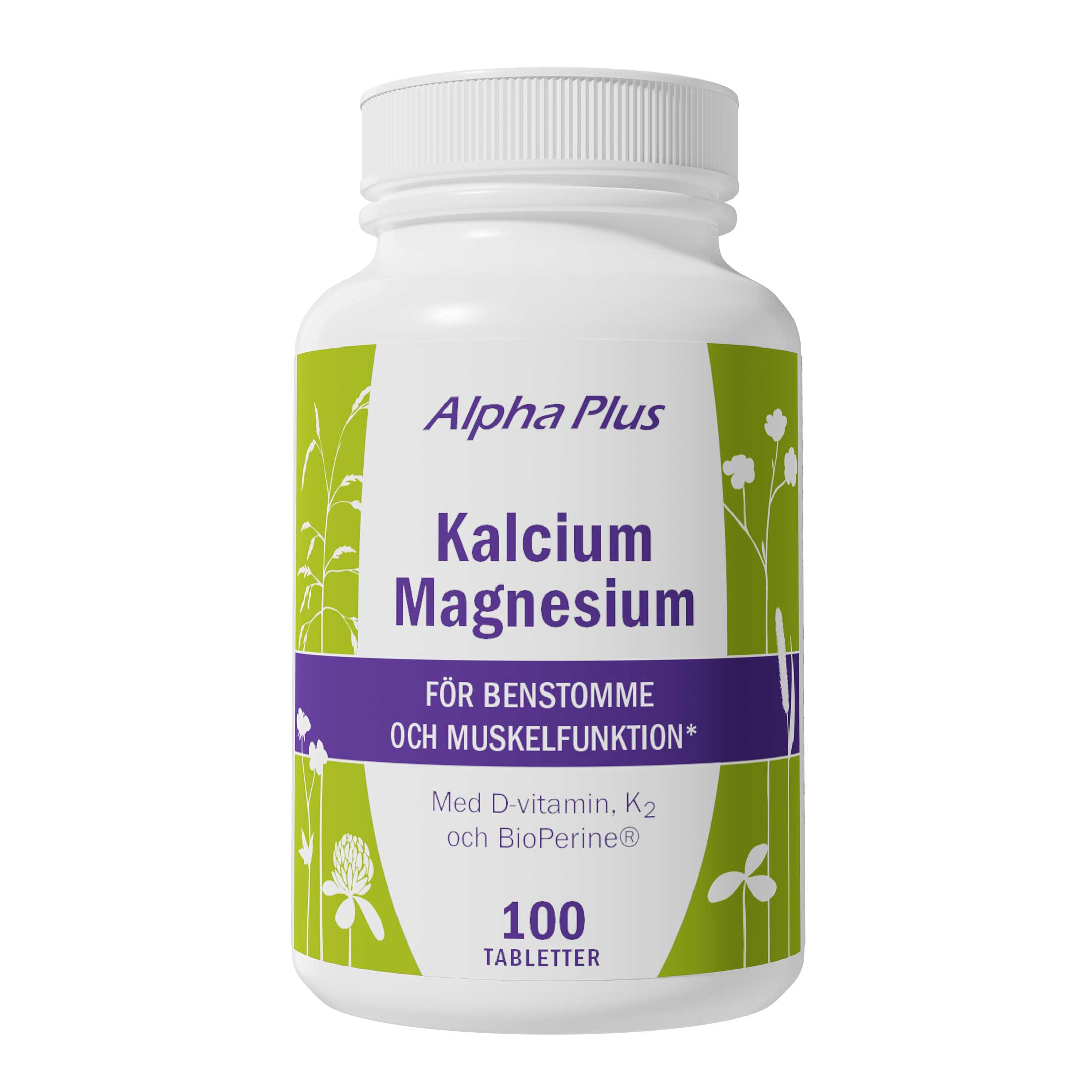 Alpha Plus Kalcium Magnesium 100 tabletter