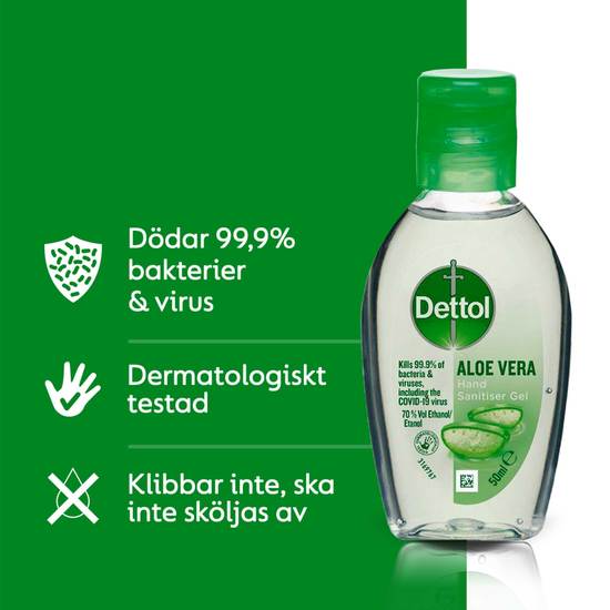 Dettol Handdesinfection Aloe Vera 50 ml