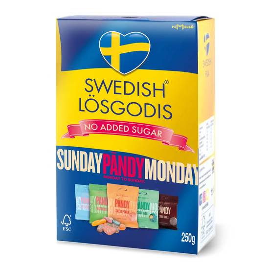 Pändy X Swedish Lösgodis 250 g