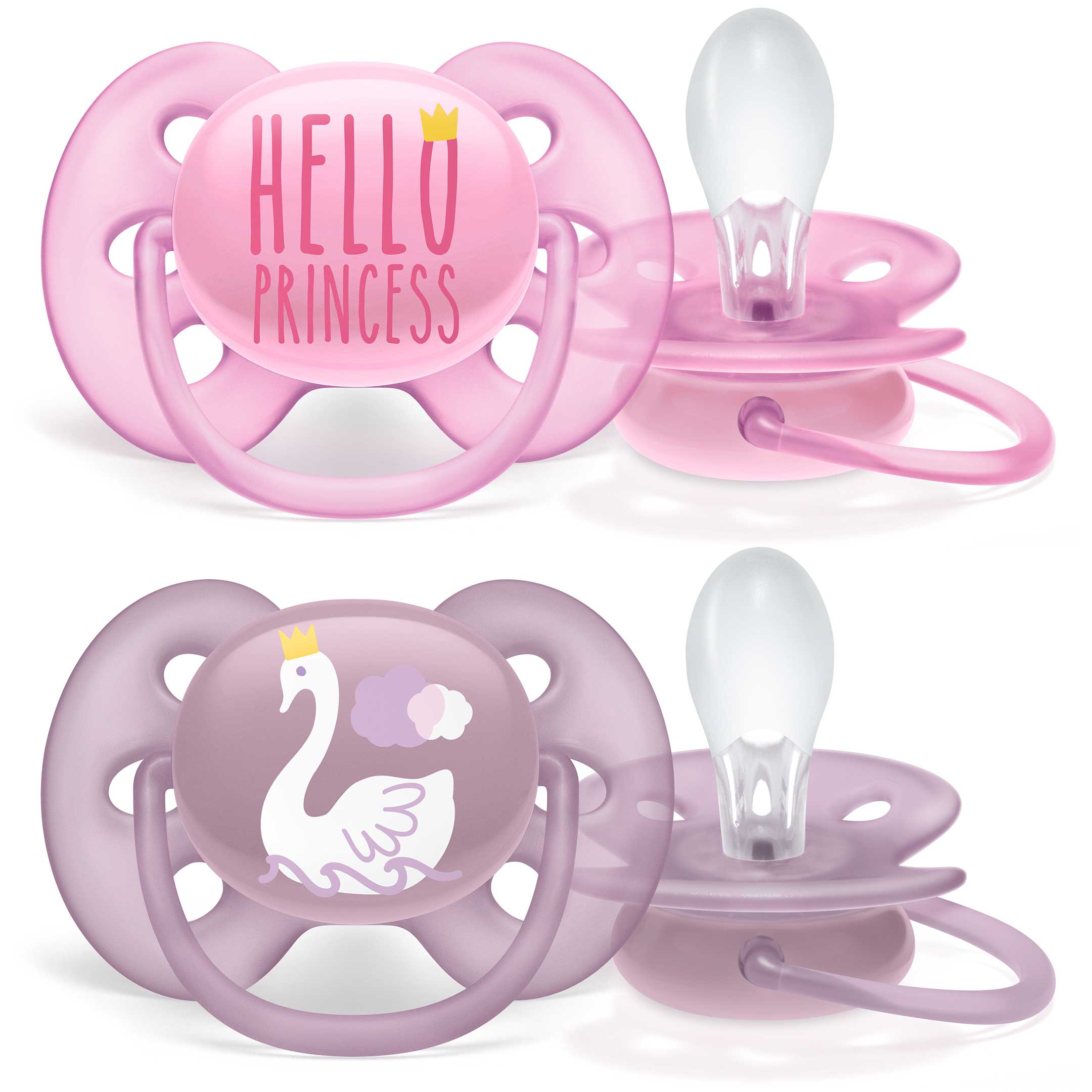 Philips Avent Ultra Soft napp Rosa 6-18 m