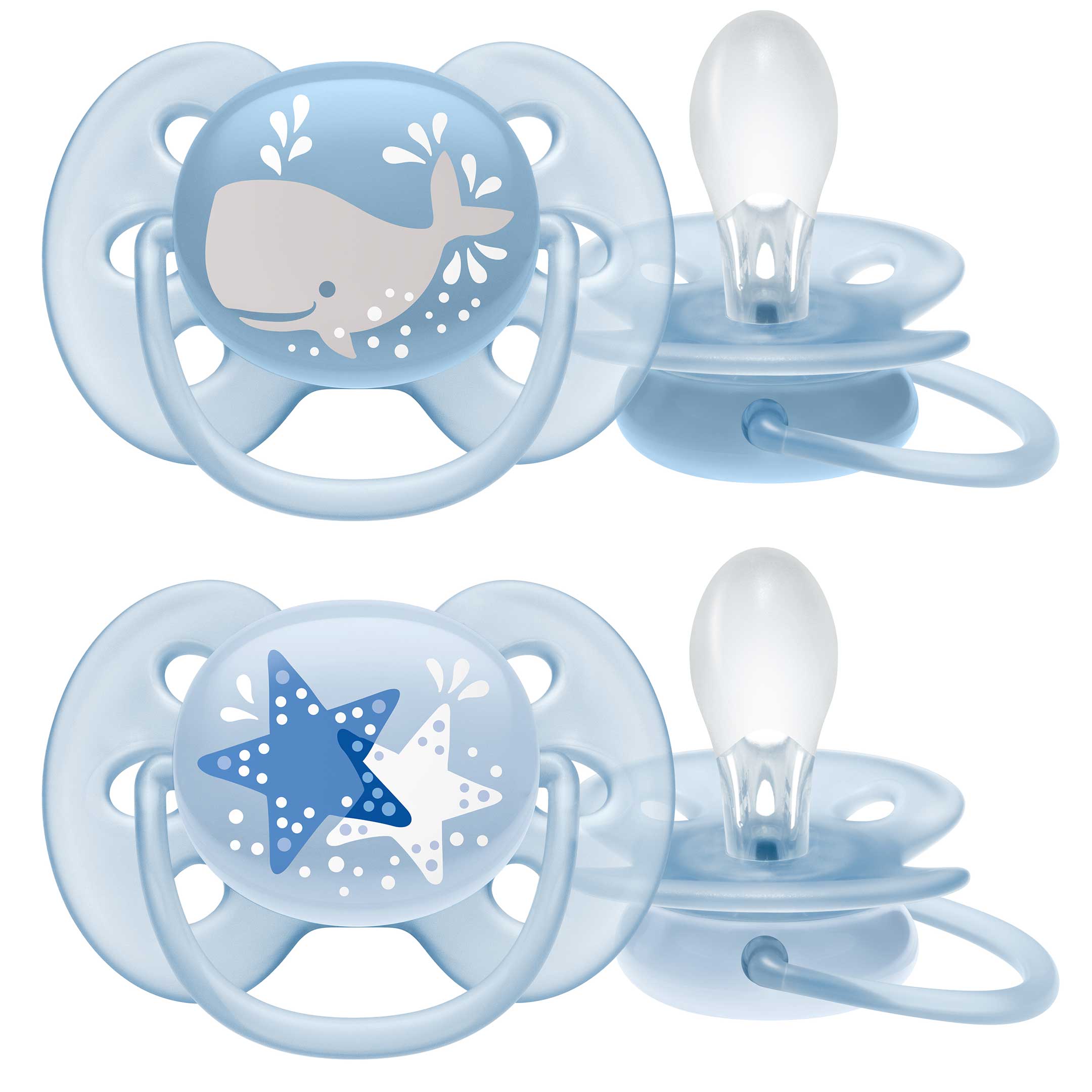 Philips Avent Ultra Soft napp Blå 6-18 m