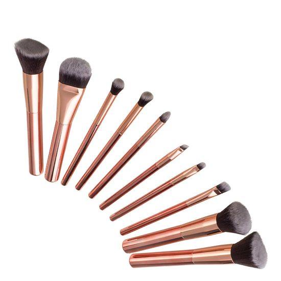 Zoe Ayla Luxurious Makeup Brush Set Rose Gold
