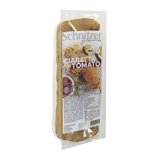 Schnitzer Glutenfri Ekologisk Ciabatta Tomat 2x180 g